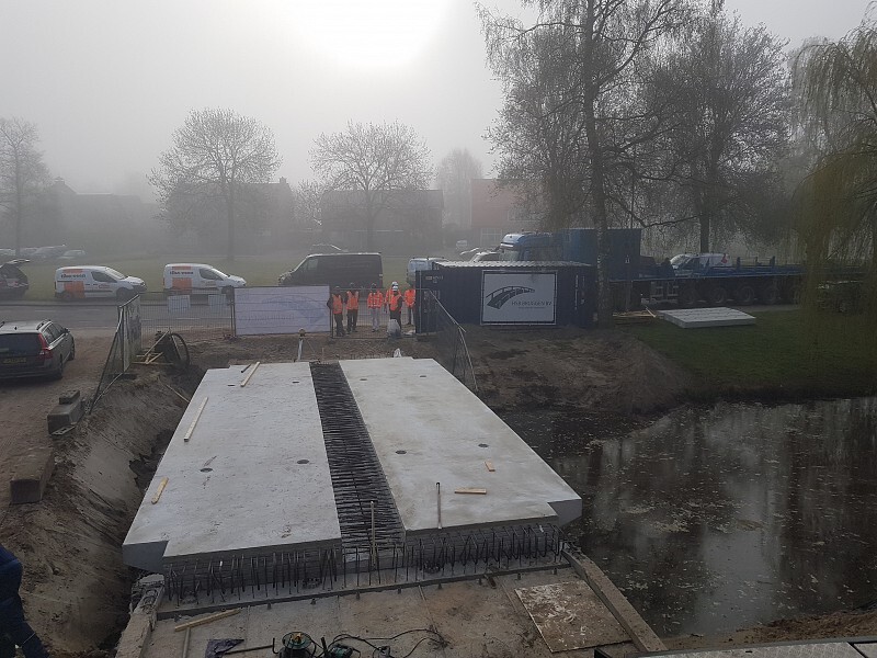 Bruggen de Enk Barneveld betonnen brug